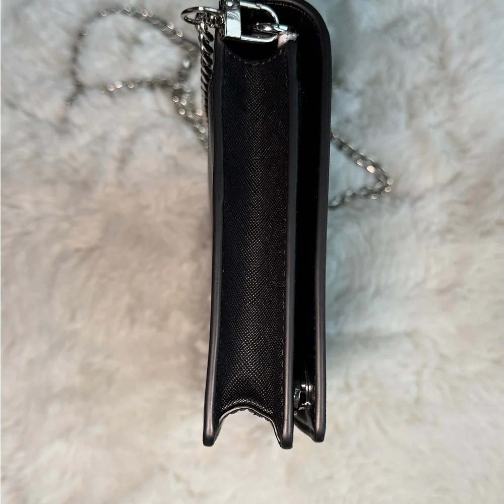 Marc Jacobs Black Crossbody with Silver Chain - Picture 7 of 8